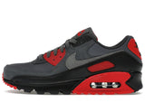 Nike Air Max 90 Smoke Grey Fire Red