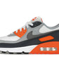 Nike Air Max 90 Summit White Safety Orange Dark Smoke Grey Smoke Grey