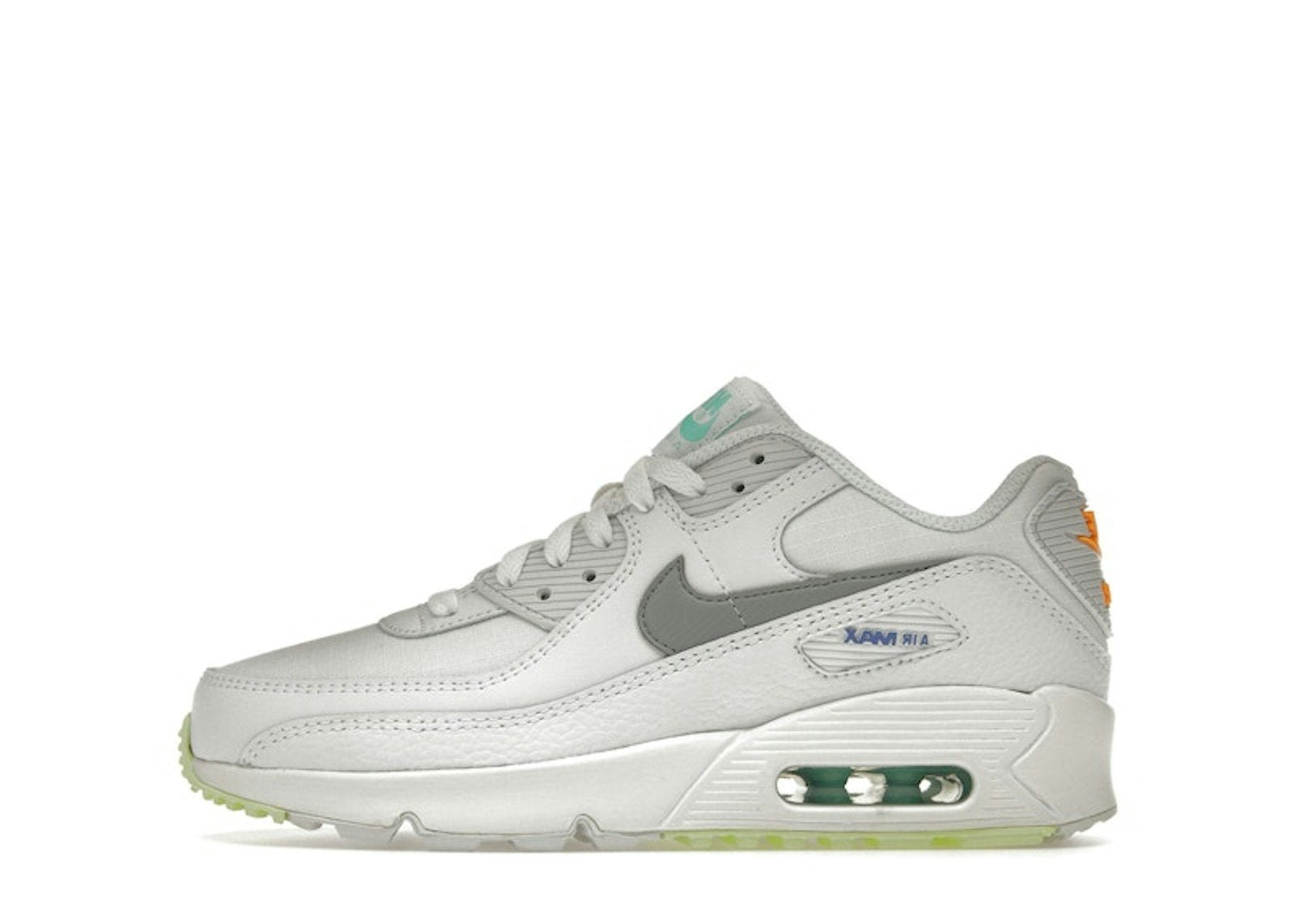 Nike Air Max 90 White Laser Orange Aurora (GS)