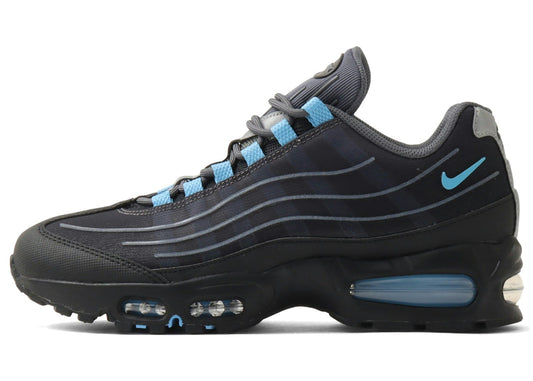 Nike Air Max 95 Big Bubble Tech Black University Blue