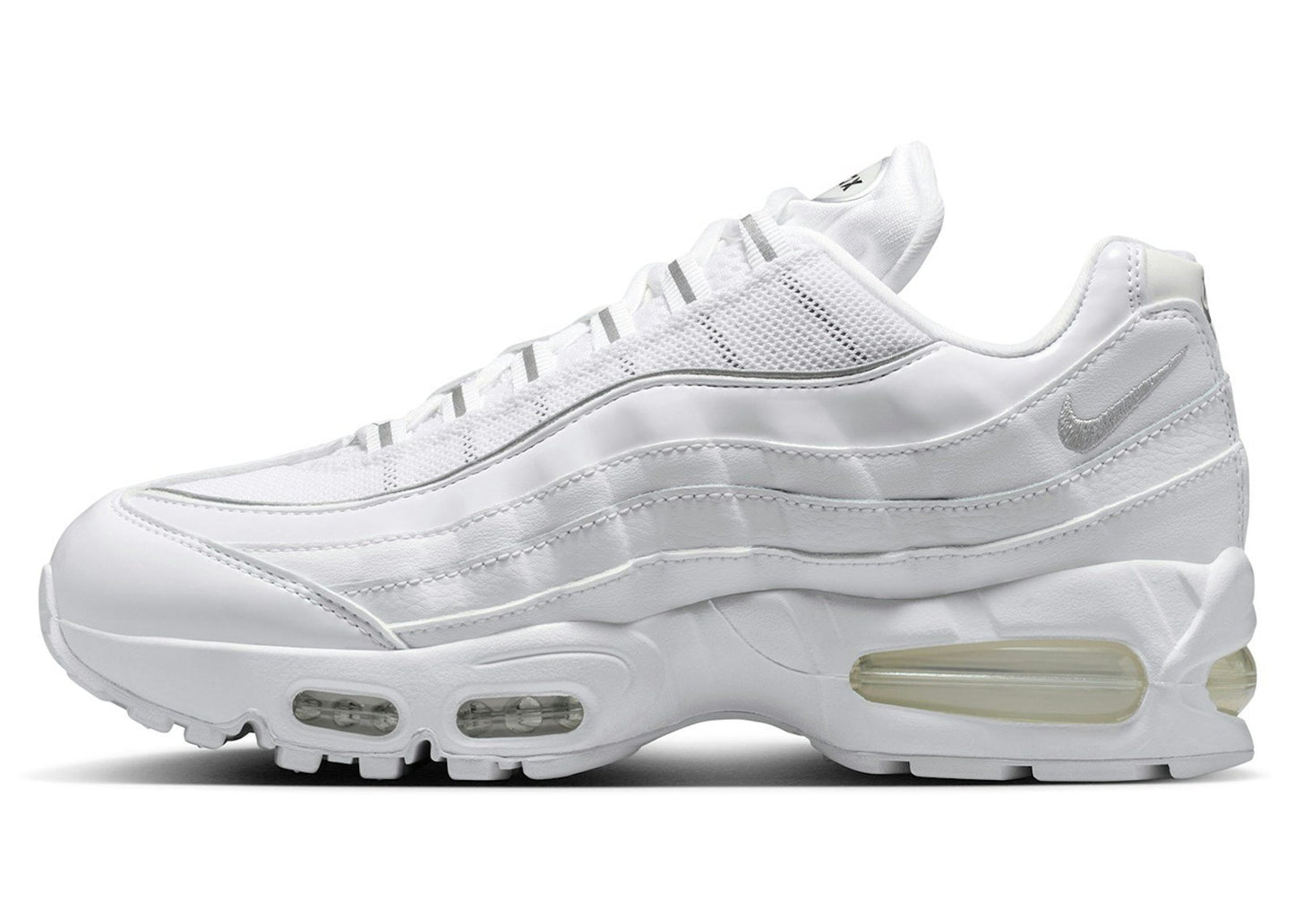 Nike Air Max 95 Big Bubble White Patent (Women's)