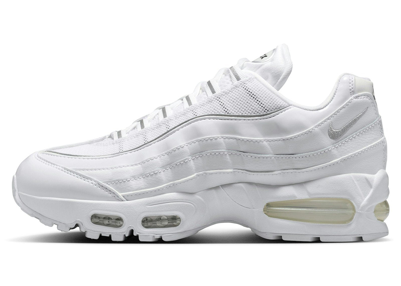 Nike Air Max 95 Big Bubble White Patent (Women's)