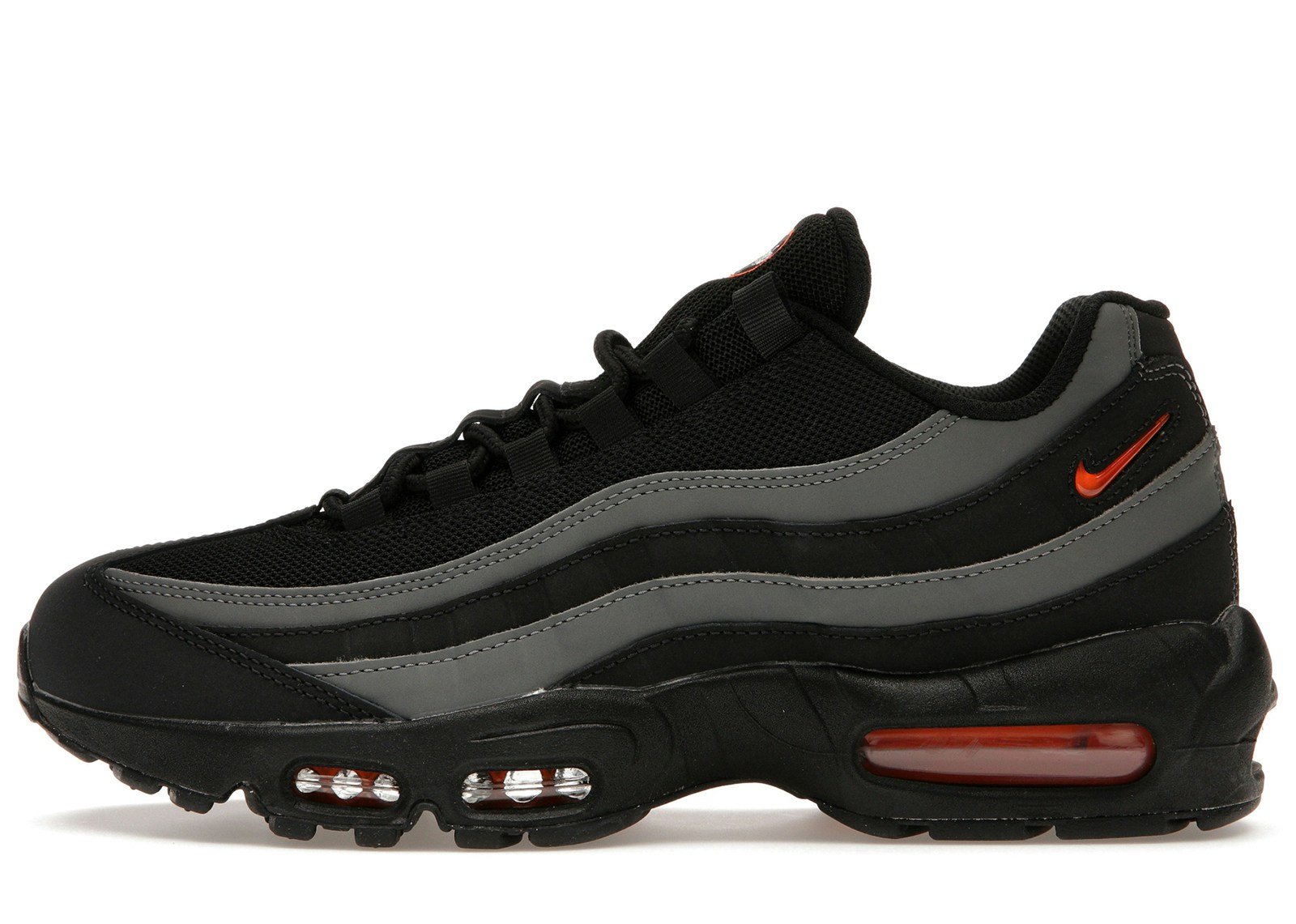 Nike Air Max 95 Black Grey Safety Orange