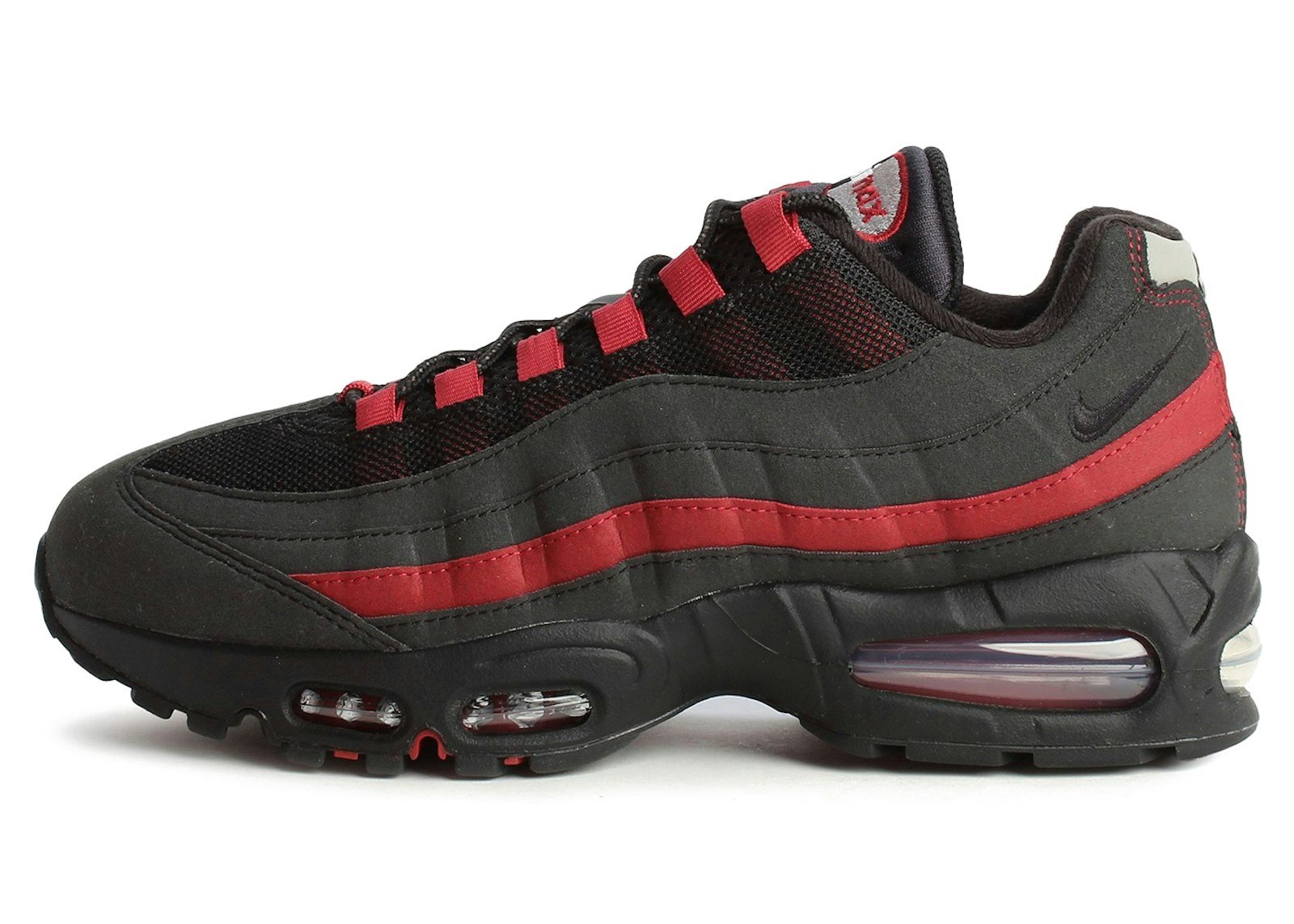 Nike Air Max 95 OG Big Bubble Black Crimson Grey