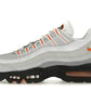 Nike Air Max 95 Wolf Grey Safety Orange Pure Platinum