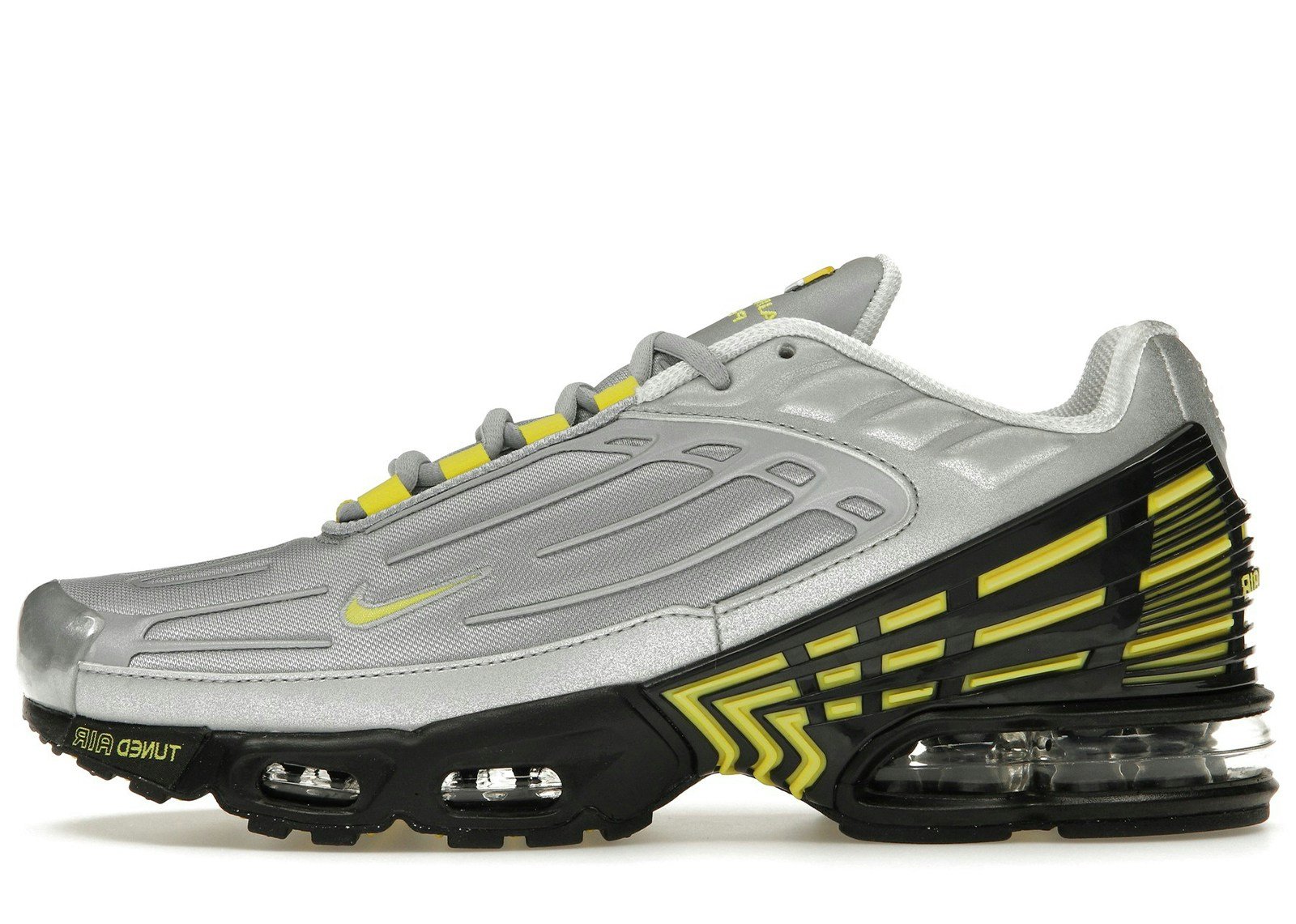 Nike Air Max Plus 3 Metallic Silver Opti Yellow