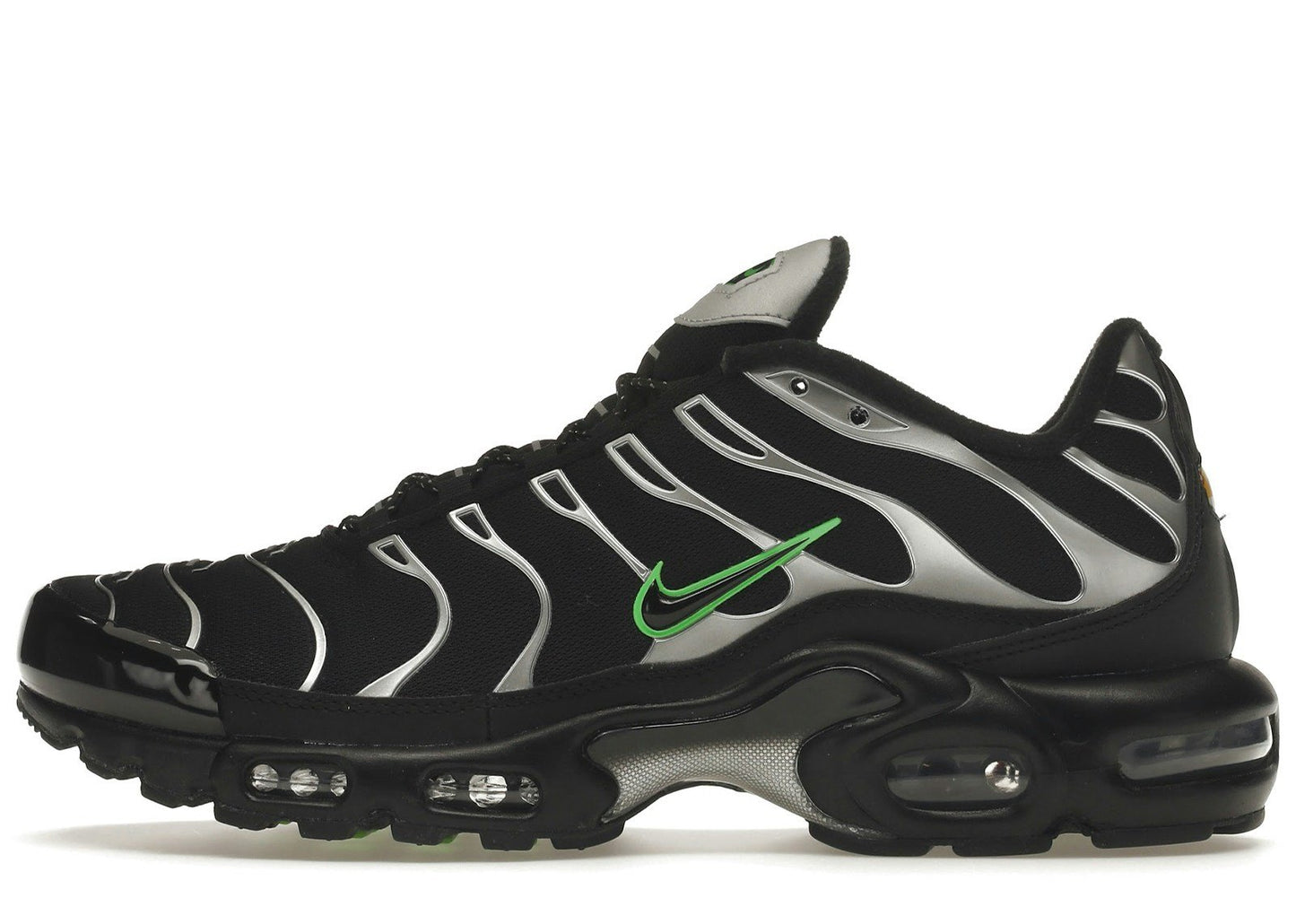 Nike Air Max Plus Black Silver Green Strike