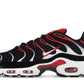 Nike Air Max Plus Black White University Red