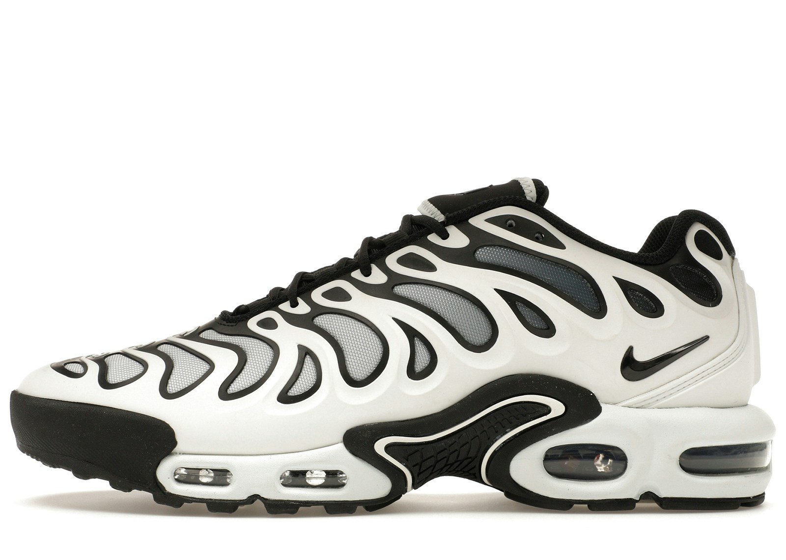 Nike Air Max Plus Drift White Black Metallic Silver