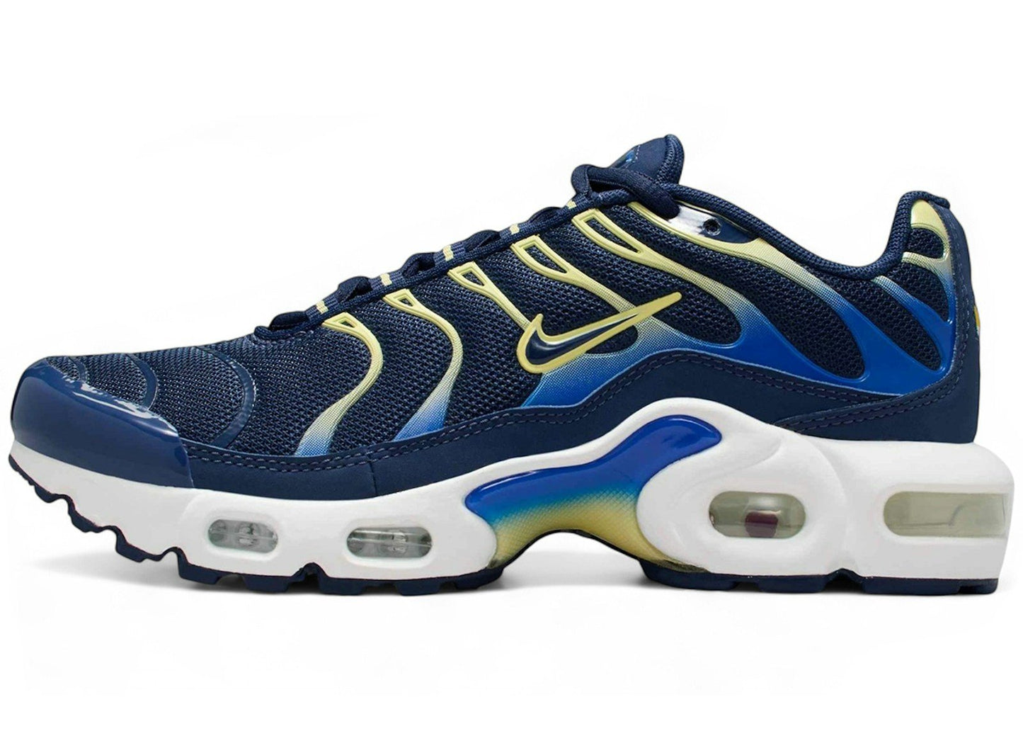 Nike Air Max Plus Midnight Navy Soft Yellow (GS)