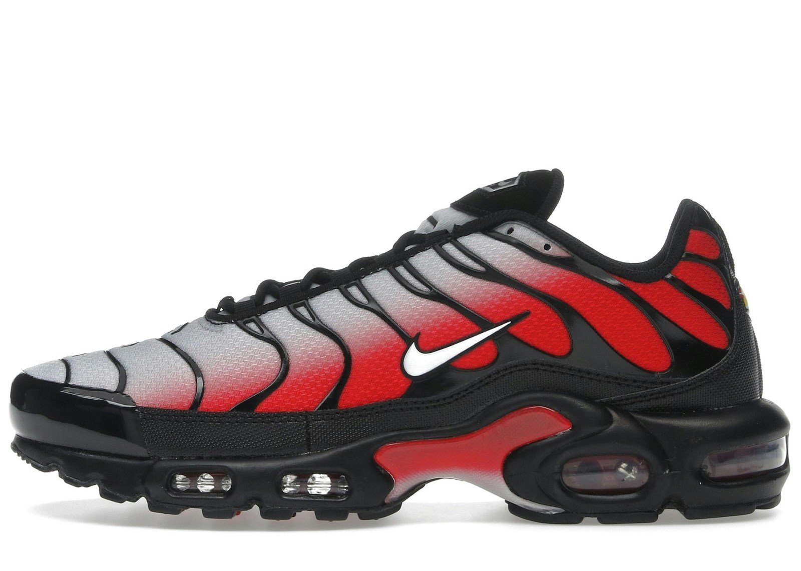 Nike Air Max Plus Pure Platinum University Red Black White