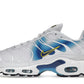Nike Air Max Plus Spray Paint Swoosh White Blue