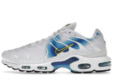 Nike Air Max Plus Spray Paint Swoosh White Blue