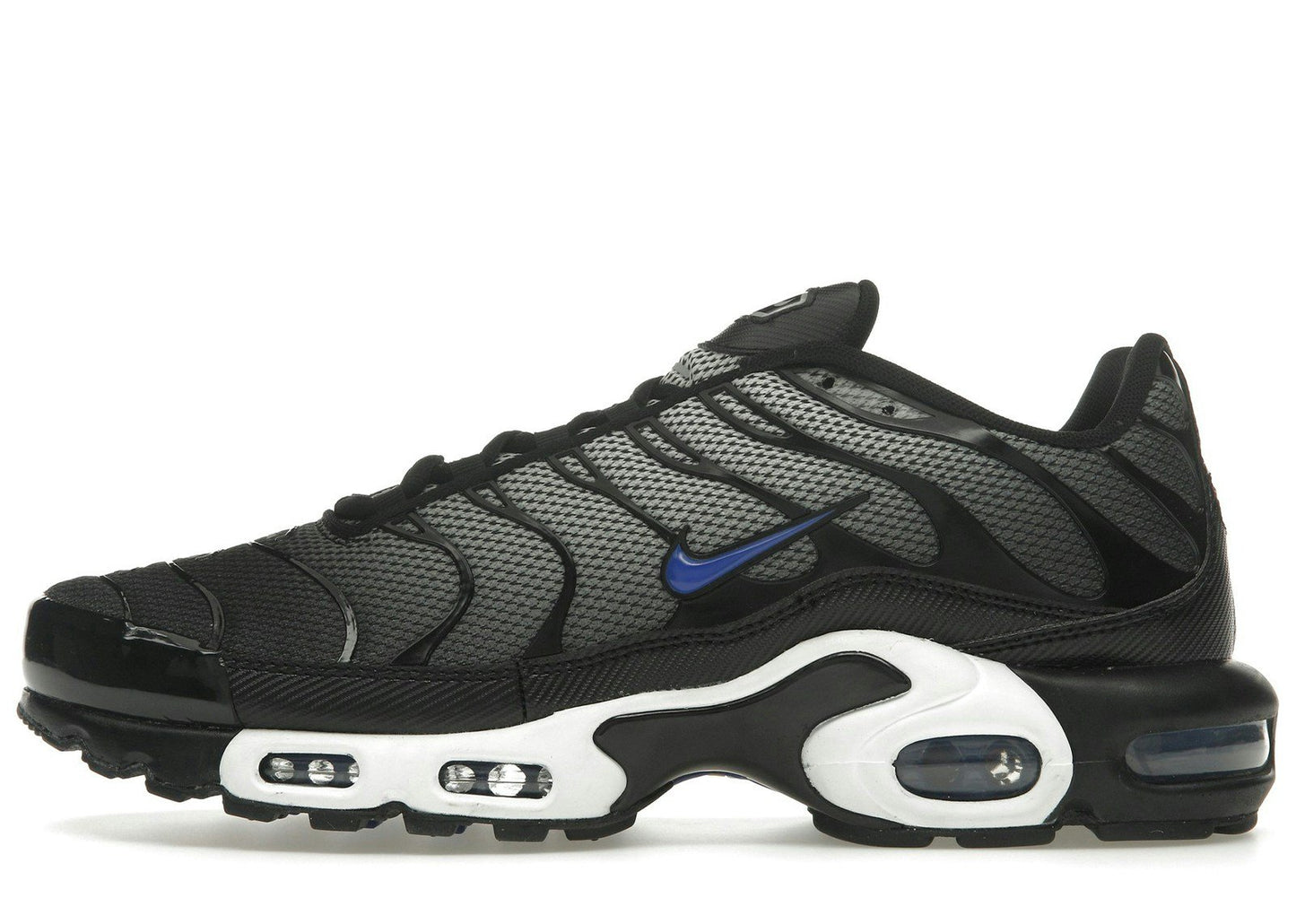 Nike Air Max Plus White Black Racer Blue