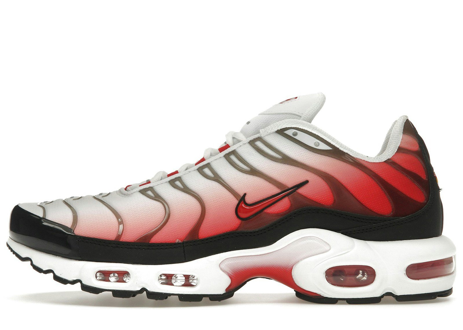 Nike Air Max Plus White Black University Red