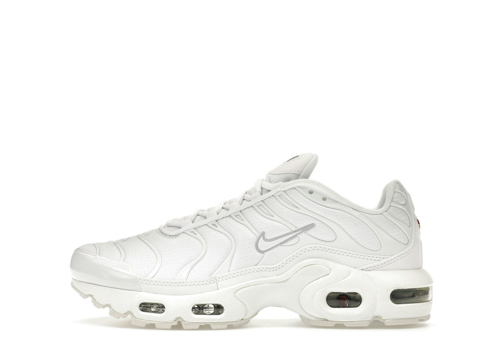 Nike Air Max Plus White Metallic Silver (GS)