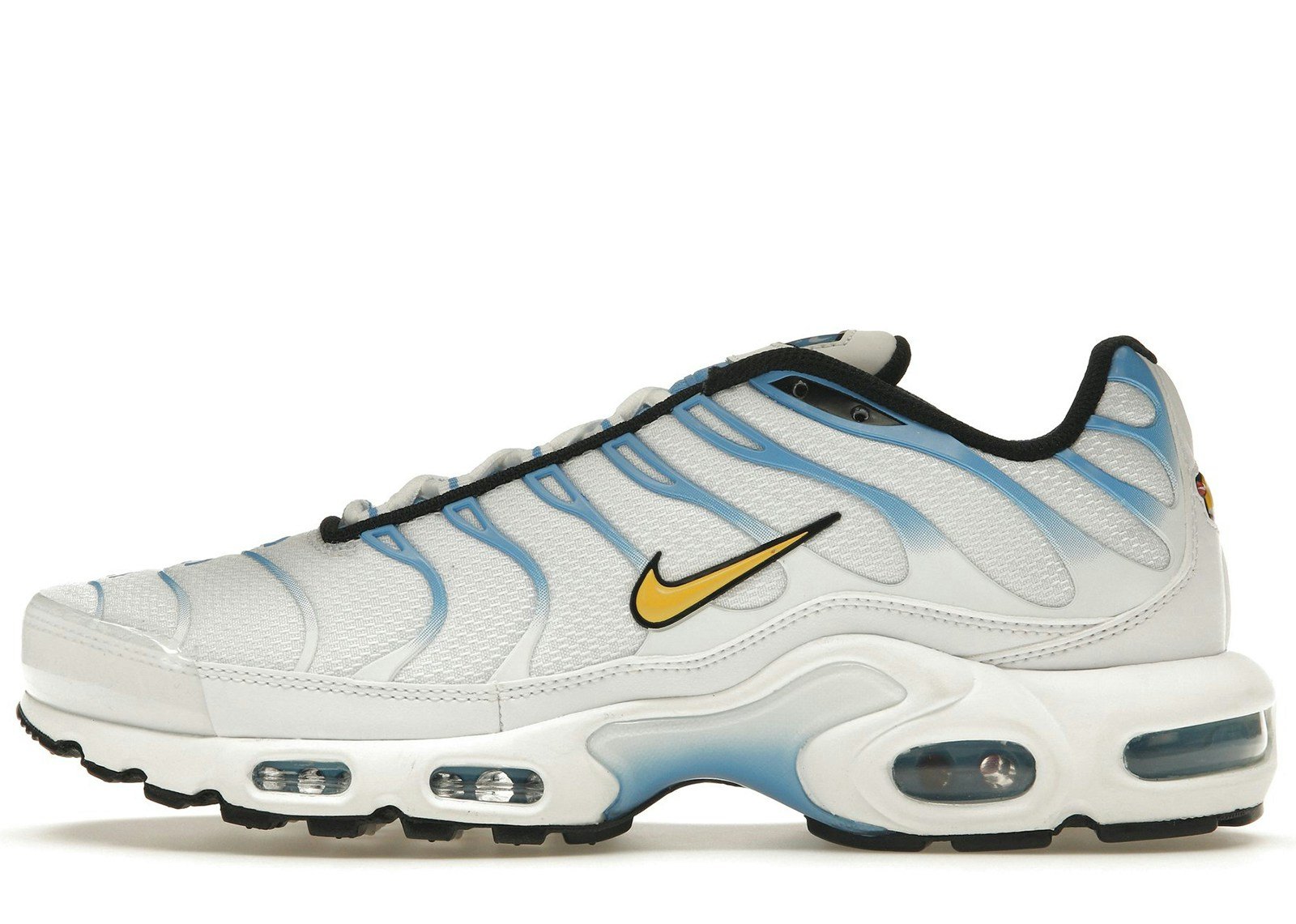Nike Air Max Plus White University Blue Gold