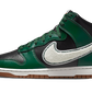Dunk High Chenille Swoosh Black Green