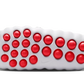 Nike Mind 001 Slide White Speed Red