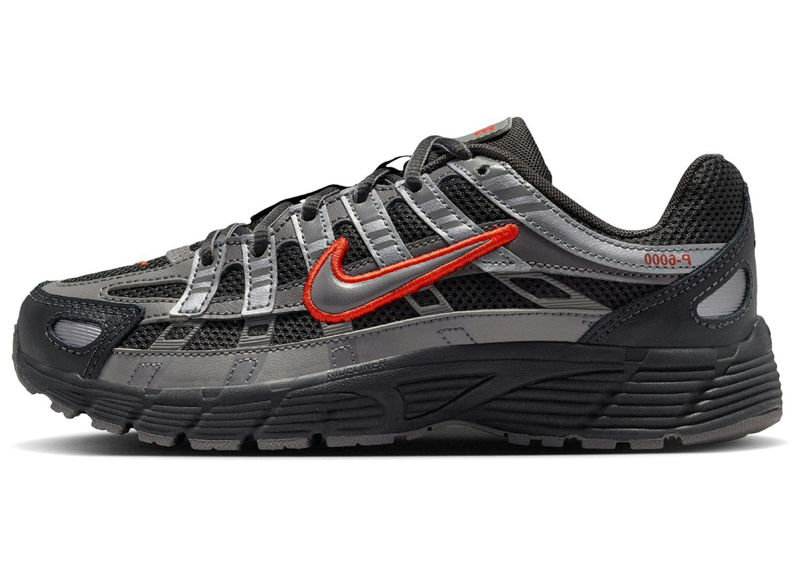 Nike P-6000 Anthracite Picante Red Metallic Cool Grey (GS)