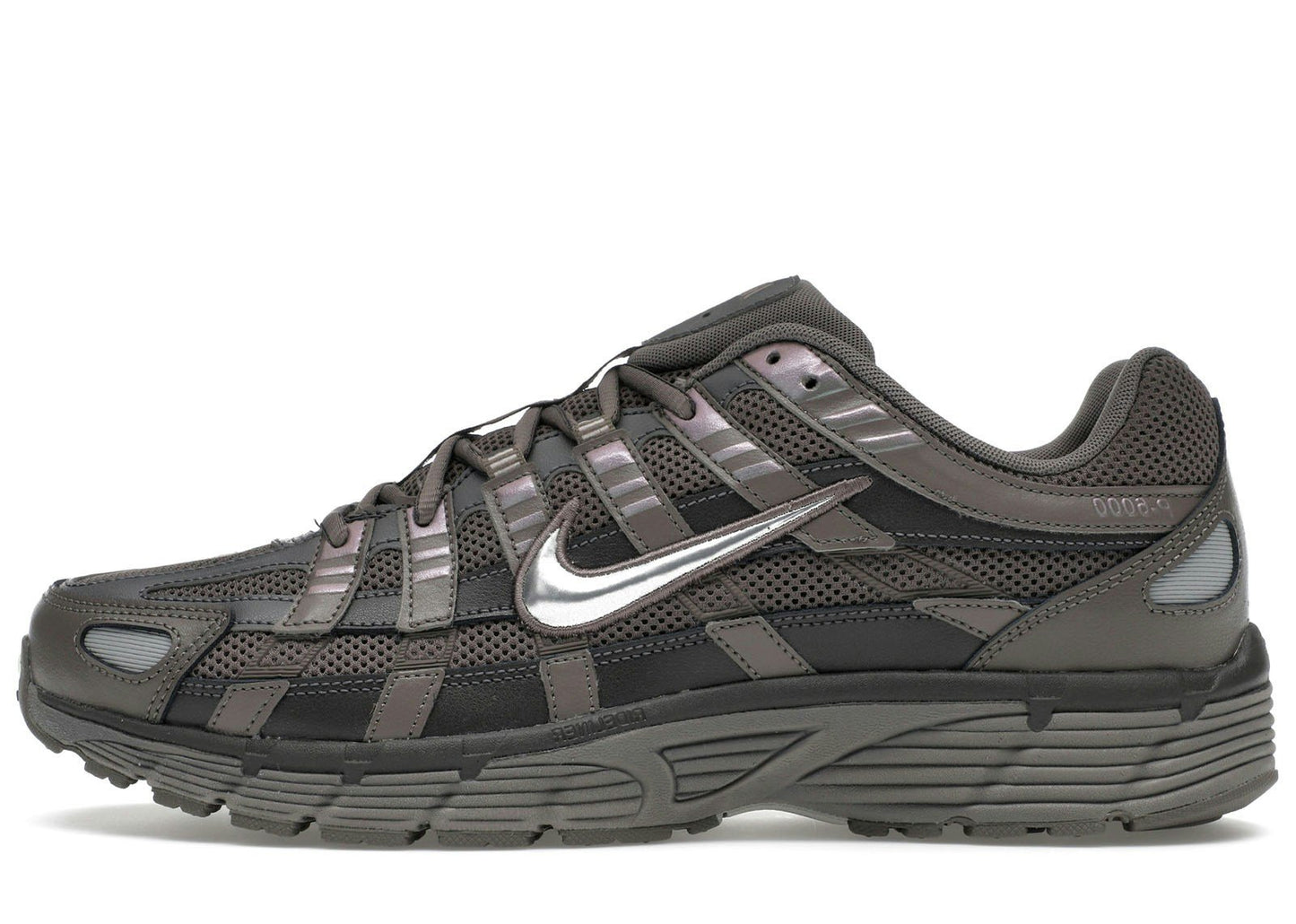 Nike P-6000 Cave Stone Medium Ash Flat Pewter Metallic Silver