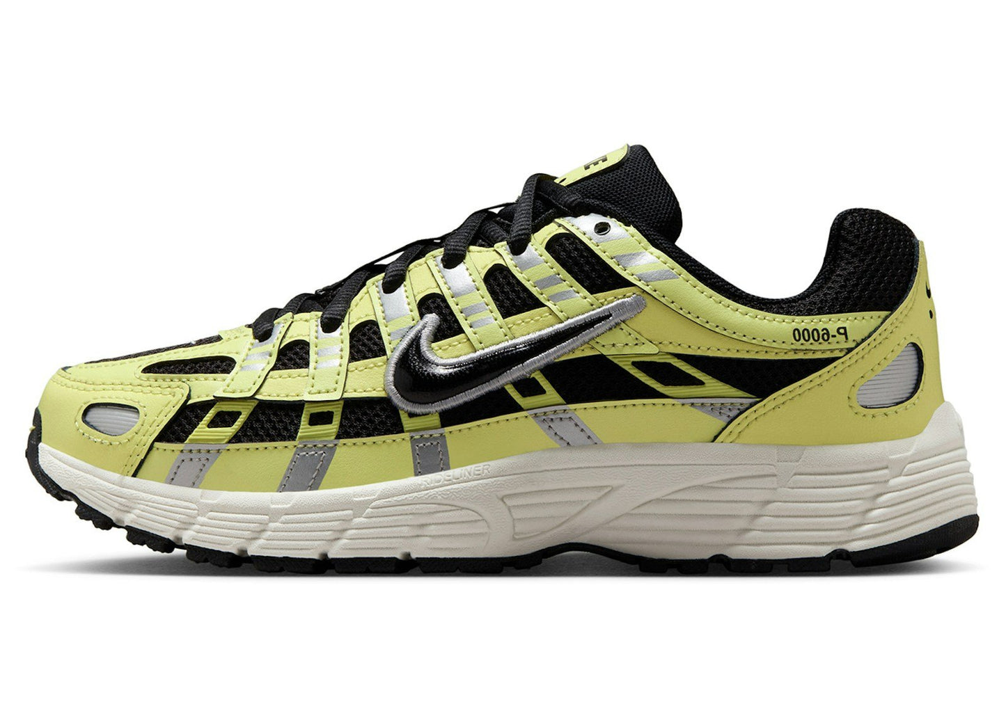 Nike P-6000 Light Lemon Twist Metallic Silver Sail Black (GS)