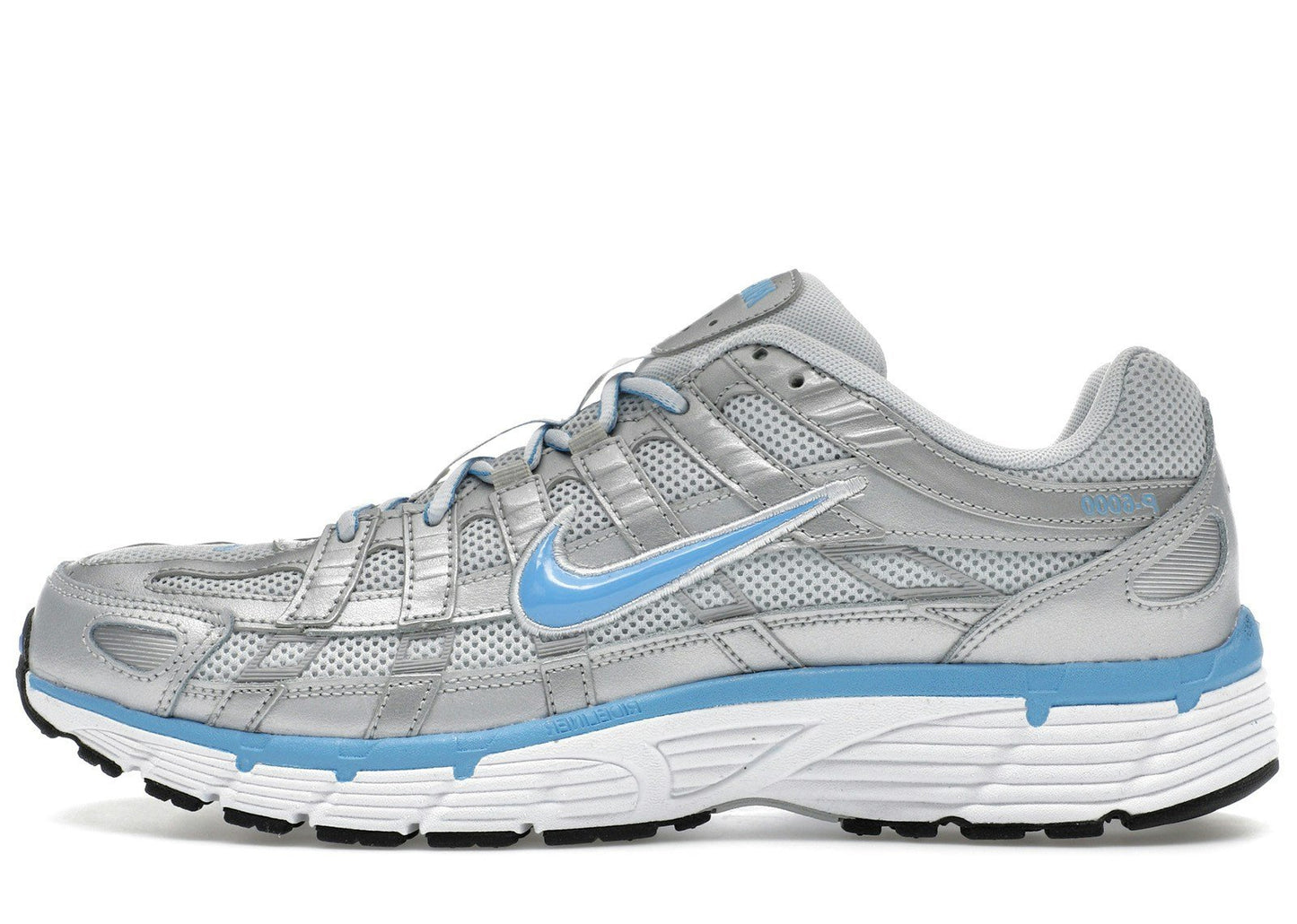Nike P-6000 Metallic Platinum Pure Platinum Metallic Silver University Blue