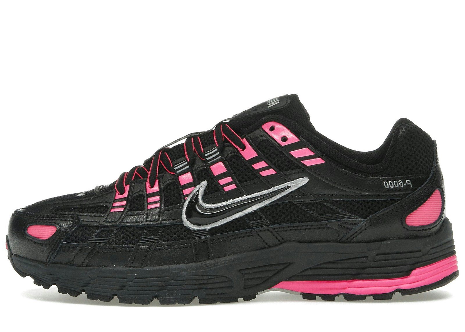 Nike P-6000 Pink Blast Metallic Silver Black