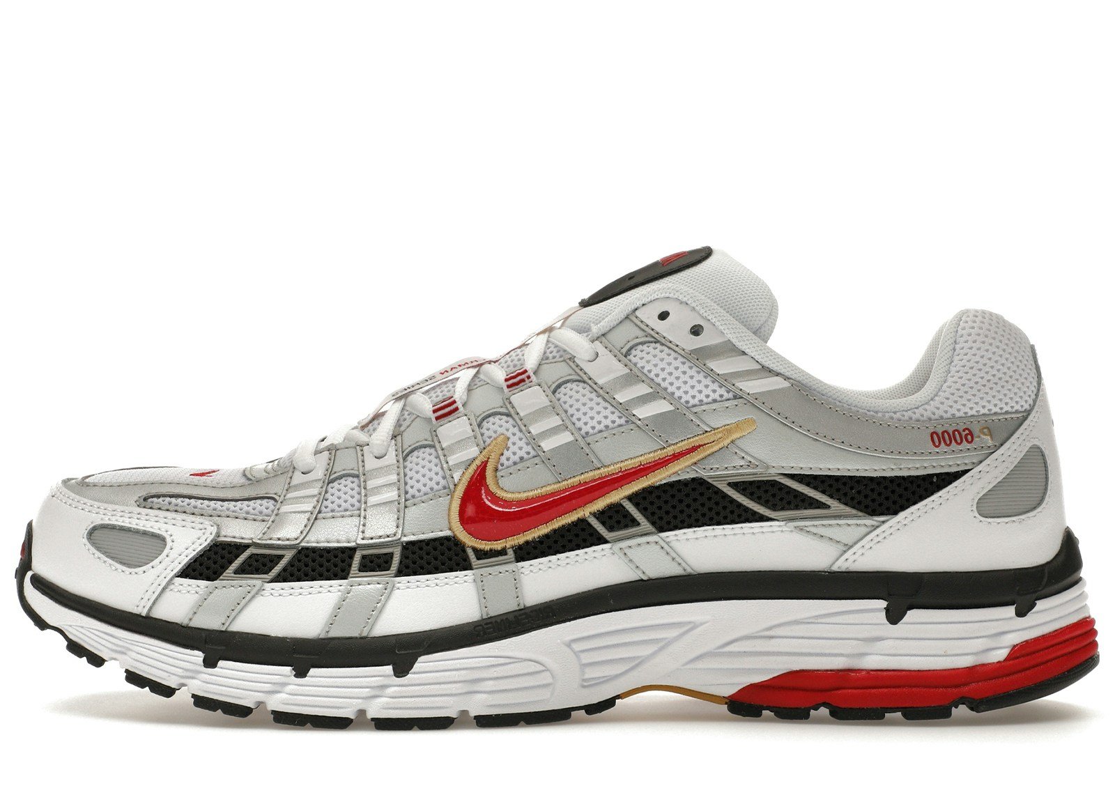 Nike P-6000 Platinum Varsity Red