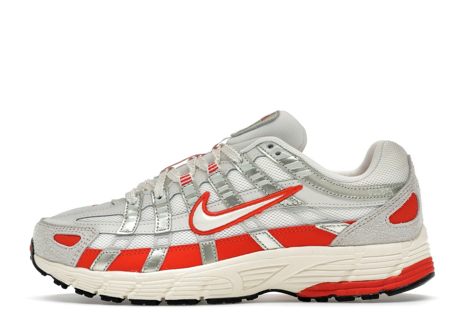 Nike P-6000 Sail Pale Ivory Light Bone Picante Red (Women's)