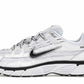 Nike P-6000 White Metallic Silver Black