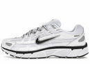 Nike P-6000 White Metallic Silver Black