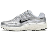 Nike P-6000 White Metallic Silver Flat Silver Black