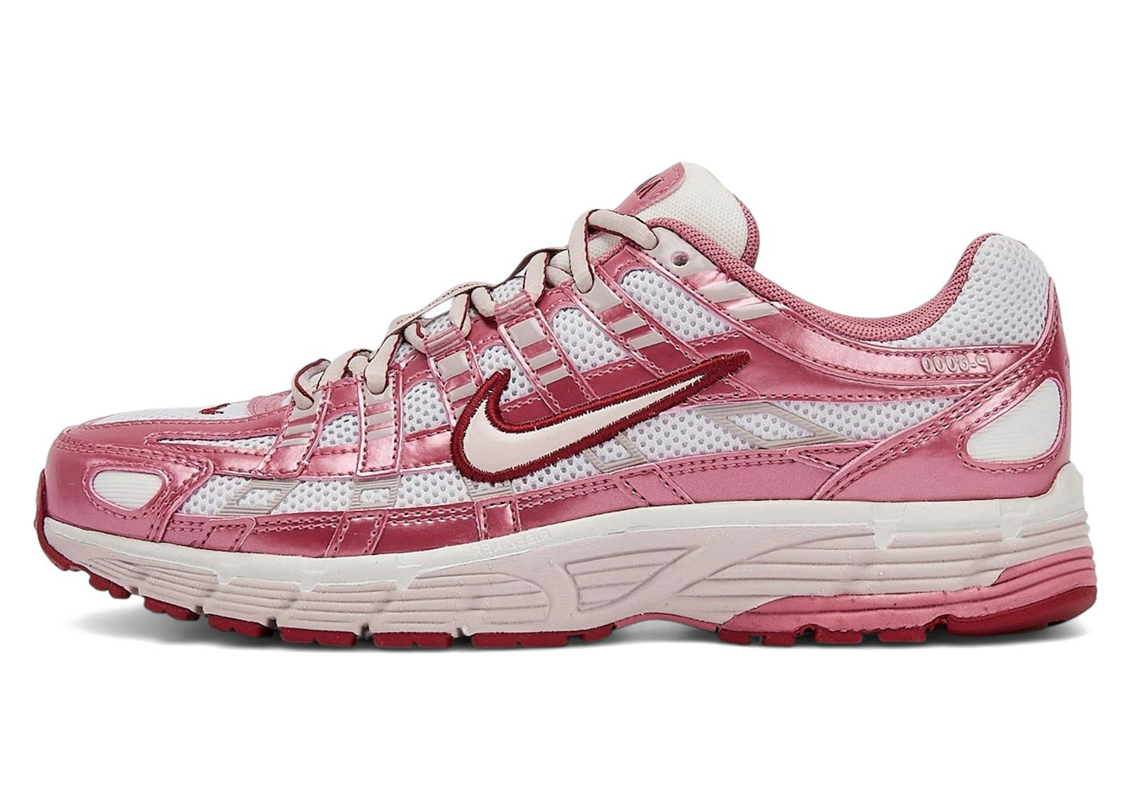 Nike P-6000 White Silt Red Peony (Women's)