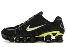 Nike Shox TL Black Dynamic Yellow Metallic Silver