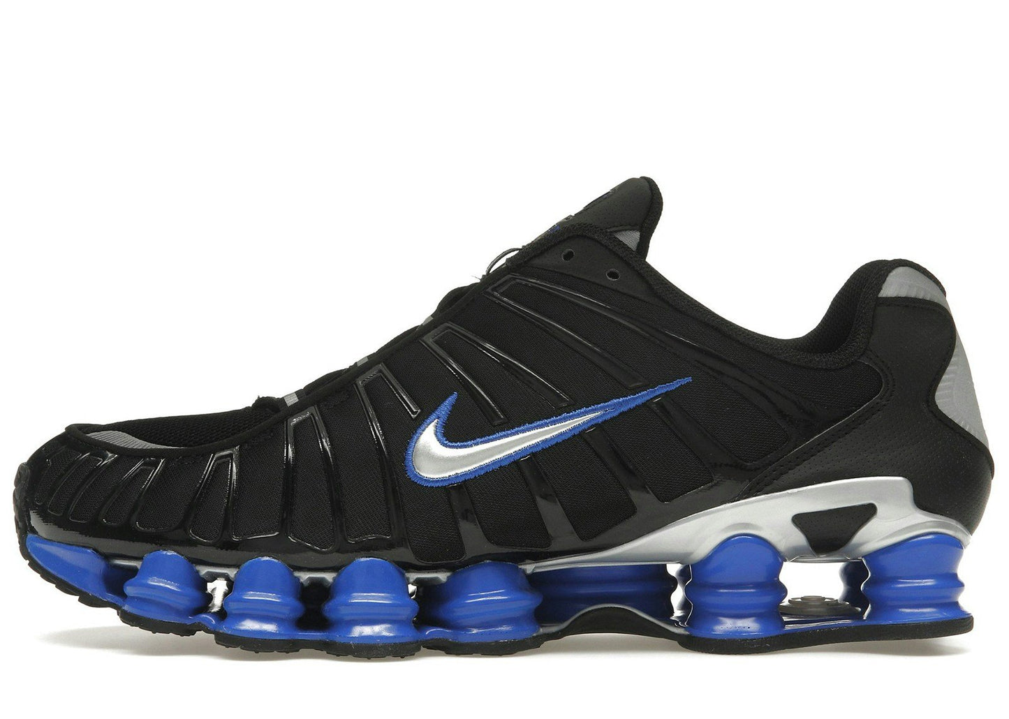 Nike Shox TL Black Racer Blue Metallic Silver