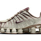 Nike Shox TL Light Bone Burgundy Crush (Women's)