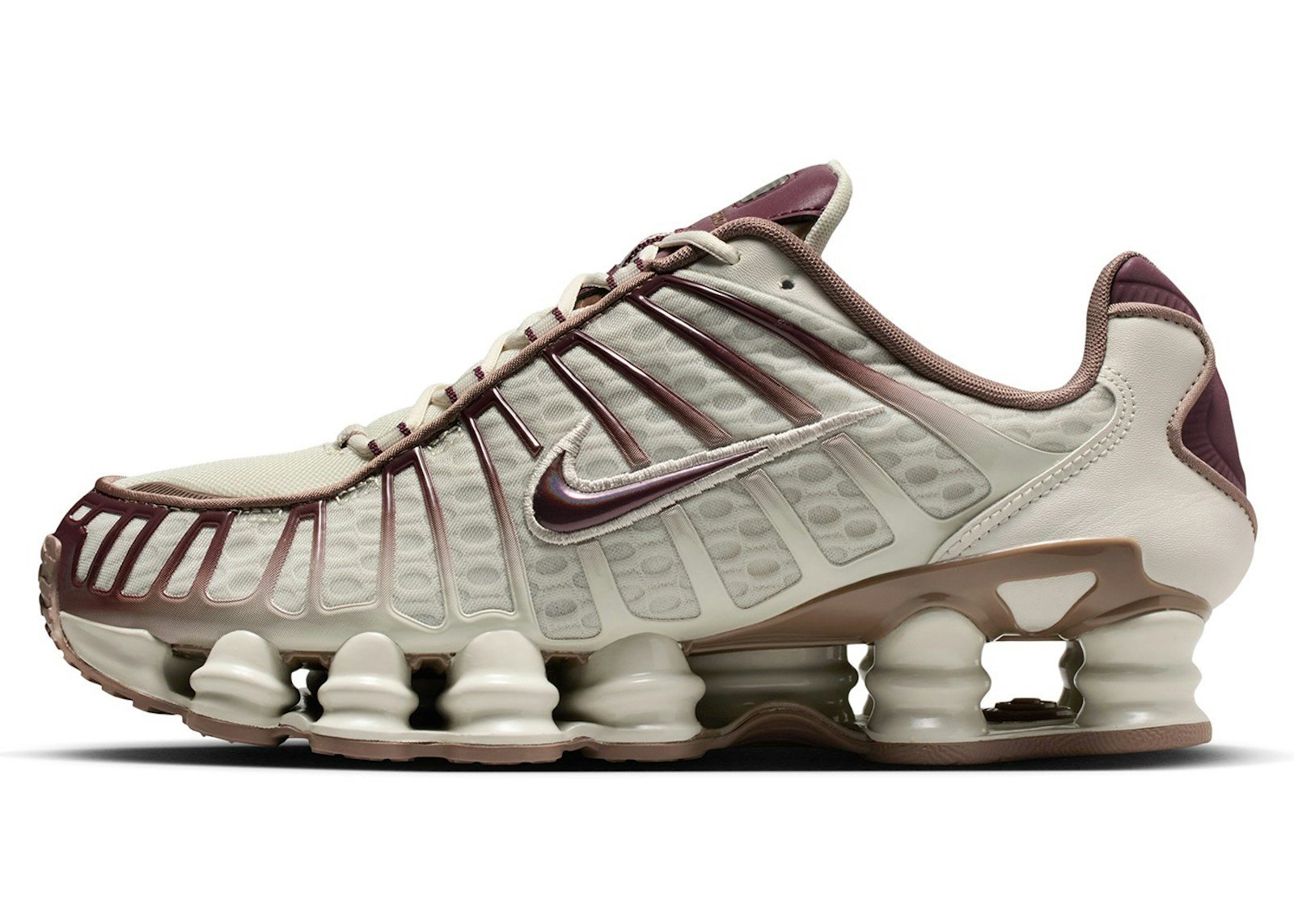 Nike Shox TL Light Bone Burgundy Crush (Women's)