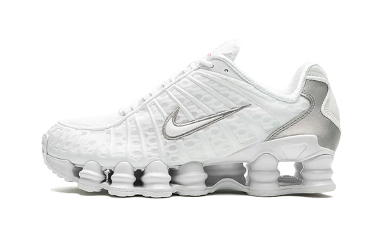 Nike Shox TL White Metallic Silver Max Orange