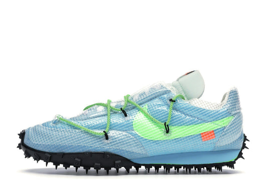 Nike Waffle Racer Off-White Vivid Sky (Women's)