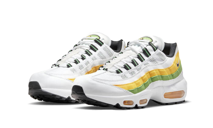 Nike Air Max 95 Essential White Green Apple Tour Yellow