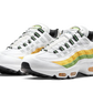 Air Max 95 Essential White Green Apple Tour Yellow