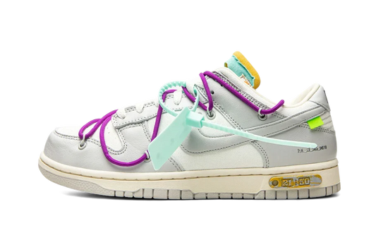 Dunk Low Off-White Lot 21 (DM1602-100) - EU 41–46 - White | SOSUKICKS