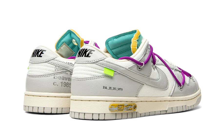 Dunk Low Off-White Lot 21 (DM1602-100) - 42.5 EU - 9 US - White | SOSUKICKS