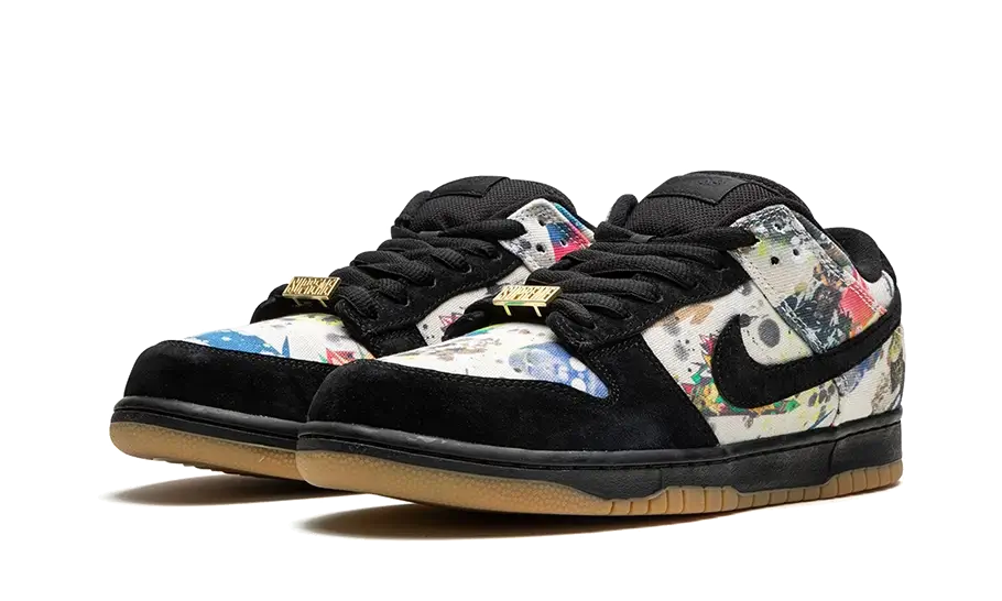 SB Dunk Low Supreme Rammellzee (FD8778-001) - 36.5 EU - 4.5 US - Multicolor | SOSUKICKS