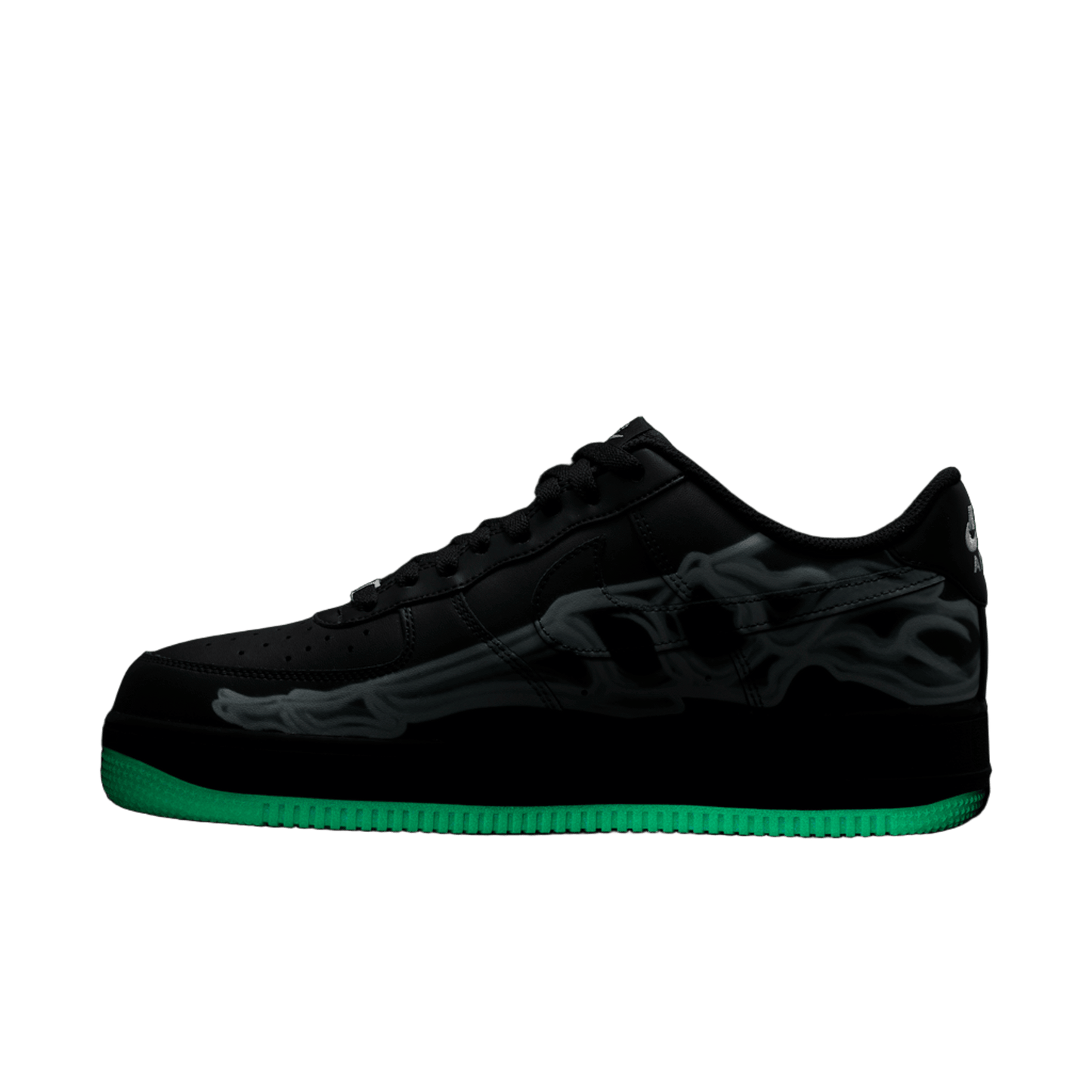 Nike Air Force 1 Low Black Skeleton Halloween (2019)