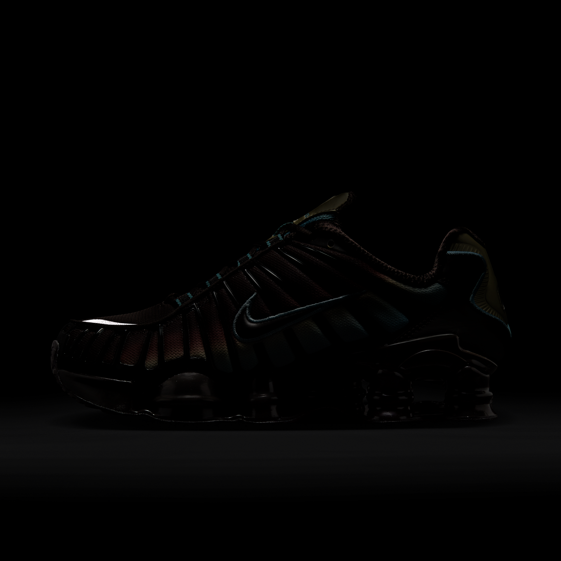 Nike Shox TL Velvet Brown Denim Turquoise (Women's)