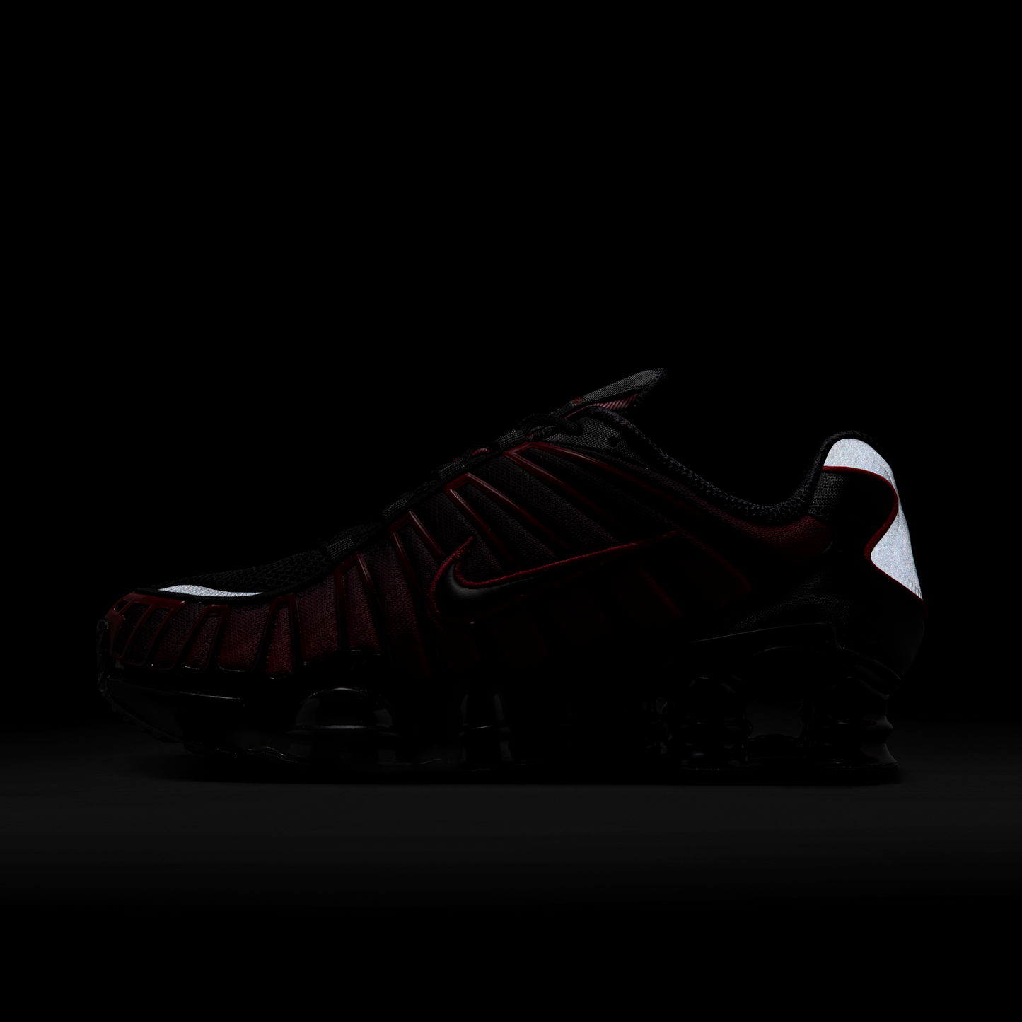 Nike Shox TL Black University Red Gradient