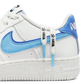 Nike Air Force 1 Low 82 Double Swoosh White Medium Blue (GS)