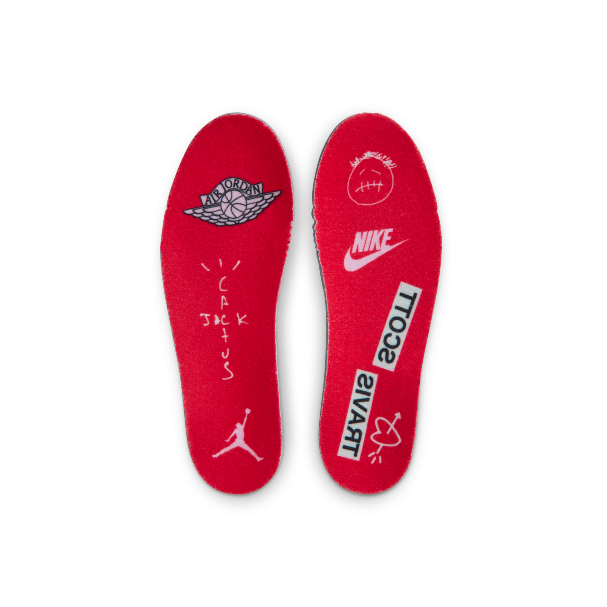 Jordan 1 Retro Low OG SP Travis Scott Sail Tropical Pink (PS)